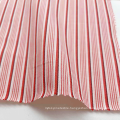 Wholesale 98% cotton 2% lycra stretch yarn dyed stripe dress shirt fabric